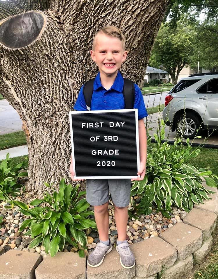Preston is starting 3rd grade